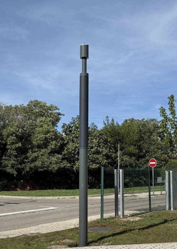 Mise en place d'un éclairage solaire pour le parking de la bibliothèque municipale de Mazan
