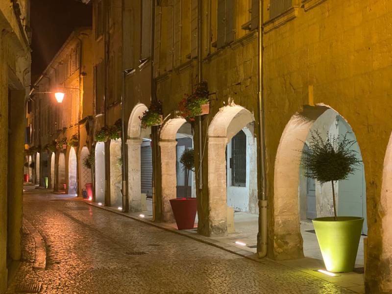 Mise en valeur des halles à Tarascon